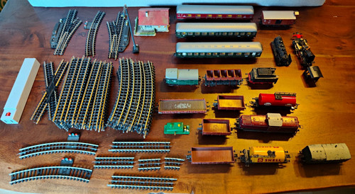 Modelleisenbahn konvolut mit - konvolut,