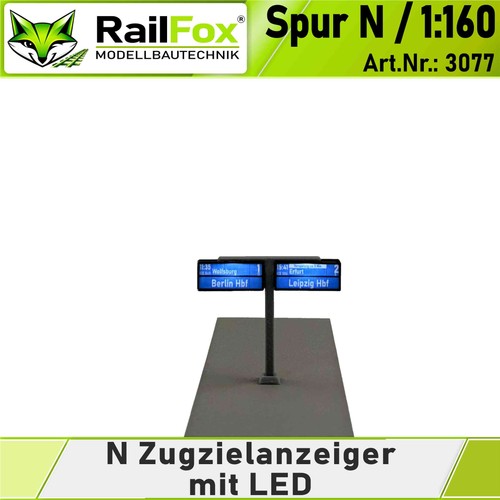 Zugzielanzeiger zweigleisig - zugzielanzeiger,