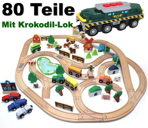 Holz eisenbahn kinder set - holz,