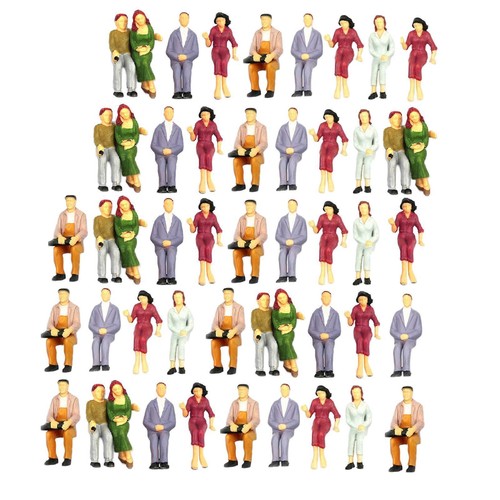 100stk 100 modellfiguren - 1/100,