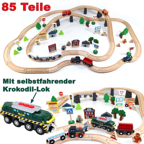 Teile holzeisenbahn set - 85,