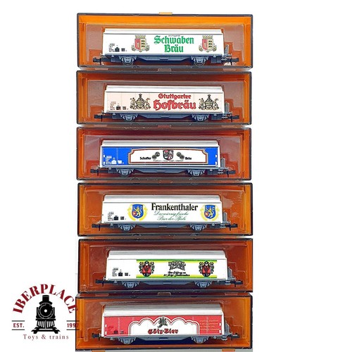 Roco 6x bier kühlwagen - roco, bier-kühlwagen