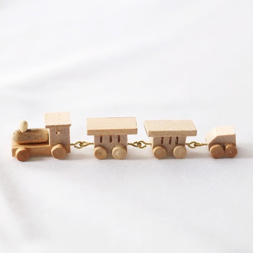Mini eisenbahn zug - aus, holz