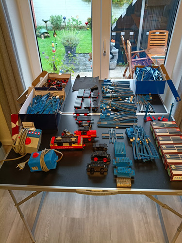 Lego 12v trains set 750 - trains, blaue