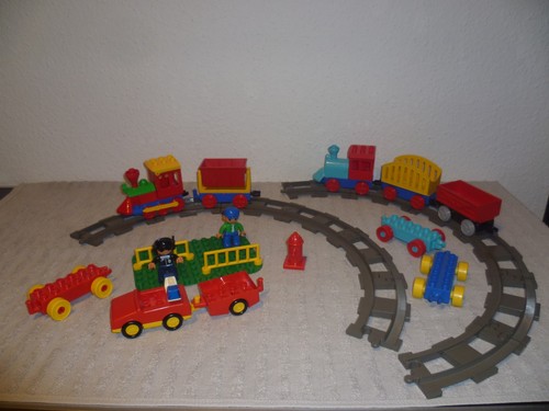 Lego duplo eisenbahn 2 loks - lego,