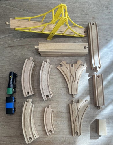 Holzeisenbahn set schienen - –,