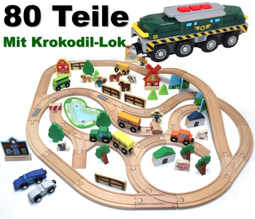 Holz eisenbahn kinder set - holz,
