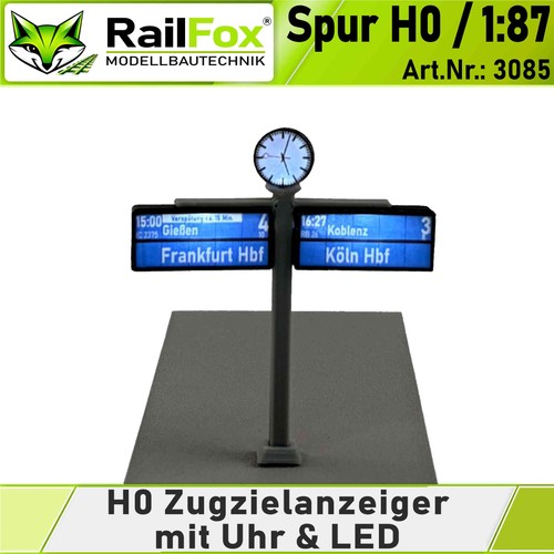 Zugzielanzeiger uhr - h0,