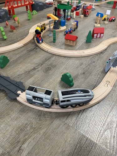 Holzeisenbahn set brio turbo - holzeisenbahn,