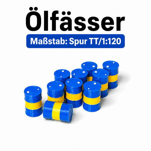 Spur 120 15x ölfässer - tt/1:120,