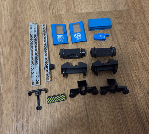 Lego 7760 eisenbahn zug teile - zug,