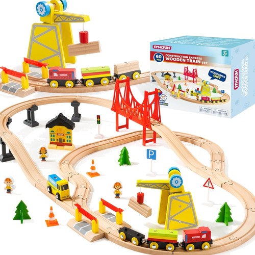 Holzeisenbahn set teile - holzeisenbahn, 60