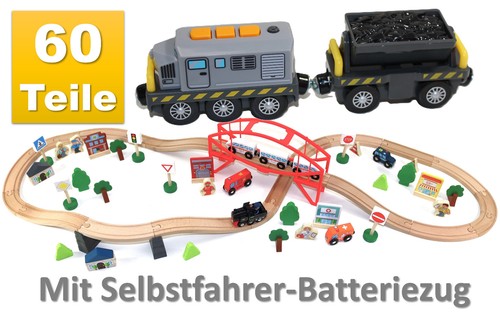 Holz eisenbahn kinder set - holz,