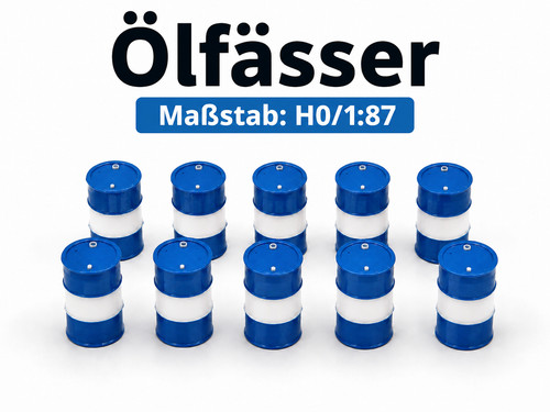 10x ölfässer - ,
